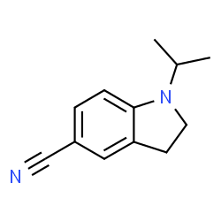 ChemSpider 2D Image | 1-Isopropyl-5-indolinecarbonitrile | C12H14N2