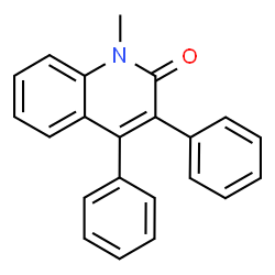ChemSpider 2D Image | 1-Methyl-3,4-diphenyl-2(1H)-quinolinone | C22H17NO