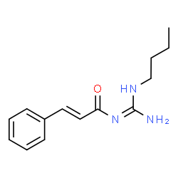 ChemSpider 2D Image | (2E)-N-(N-Butylcarbamimidoyl)-3-phenylacrylamide | C14H19N3O