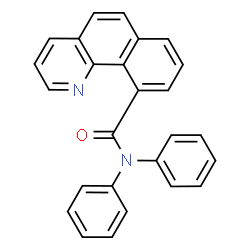ChemSpider 2D Image | N,N-Diphenylbenzo[h]quinoline-10-carboxamide | C26H18N2O