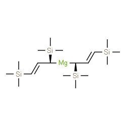 ChemSpider 2D Image | Bis[(1R,2E)-1,3-bis(trimethylsilyl)-2-propen-1-yl]magnesium | C18H42MgSi4