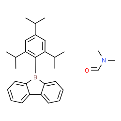 ChemSpider 2D Image | N,N-Dimethylformamide - 5-(2,4,6-triisopropylphenyl)-5H-dibenzo[b,d]borole (1:1) | C30H38BNO