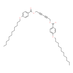 ChemSpider 2D Image | 2,4-Hexadiyne-1,6-diyl bis[4-(dodecyloxy)benzoate] | C44H62O6