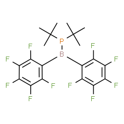 ChemSpider 2D Image | [Bis(pentafluorophenyl)boryl][bis(2-methyl-2-propanyl)]phosphine | C20H18BF10P