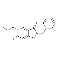 ChemSpider 2D Image | 2-Benzyl-5-propyl-1H-pyrrolo[3,4-c]pyridine-3,6(2H,5H)-dione | C17H18N2O2