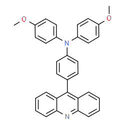 ChemSpider 2D Image | 4-(9-Acridinyl)-N,N-bis(4-methoxyphenyl)aniline | C33H26N2O2
