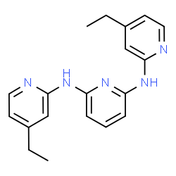 ChemSpider 2D Image | N,N'-Bis(4-ethyl-2-pyridinyl)-2,6-pyridinediamine | C19H21N5