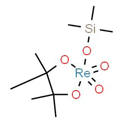 ChemSpider 2D Image | [2,3-Dimethyl-2,3-butanediolato(2-)-kappa~2~O~2~,O~3~](dioxo)(trimethylsilanolato)rhenium | C9H21O5ReSi