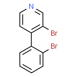 ChemSpider 2D Image | 3-Bromo-4-(2-bromophenyl)pyridine | C11H7Br2N