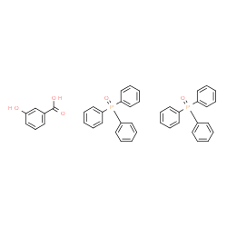 ChemSpider 2D Image | 3-Hydroxybenzoic acid - triphenylphosphine oxide (1:2) | C43H36O5P2