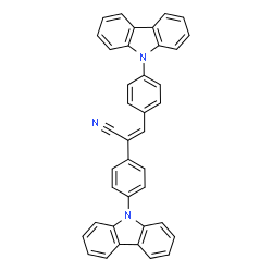 ChemSpider 2D Image | (2Z)-2,3-Bis[4-(9H-carbazol-9-yl)phenyl]acrylonitrile | C39H25N3