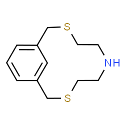 ChemSpider 2D Image | 3,9-Dithia-6-azabicyclo[9.3.1]pentadeca-1(15),11,13-triene | C12H17NS2