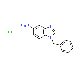 ChemSpider 2D Image | 1-Benzyl-1H-benzimidazol-5-amine trihydrochloride | C14H16Cl3N3