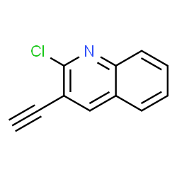 ChemSpider 2D Image | 2-Chloro-3-ethynylquinoline | C11H6ClN