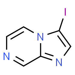 ChemSpider 2D Image | 3-Iodoimidazo[1,2-a]pyrazine | C6H4IN3