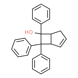 ChemSpider 2D Image | 6,7,7-Triphenylbicyclo[3.2.0]hept-2-en-6-ol | C25H22O