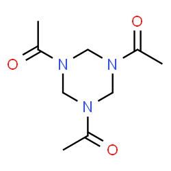ChemSpider 2D Image | 1,3,5-TRIACETYLHEXAHYDRO-S-TRIAZINE | C9H15N3O3