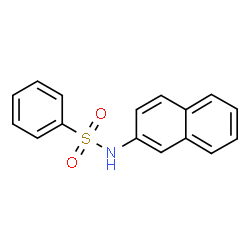 ChemSpider 2D Image | N-(2-Naphthyl)benzenesulfonamide | C16H13NO2S