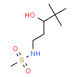 ChemSpider 2D Image | N-(3-Hydroxy-4,4-dimethylpentyl)methanesulfonamide | C8H19NO3S