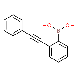 ChemSpider 2D Image | [2-(Phenylethynyl)phenyl]boronic acid | C14H11BO2