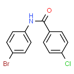 ChemSpider 2D Image | 4'-BROMO-4-CHLOROBENZANILIDE | C13H9BrClNO