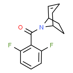 ChemSpider 2D Image | 8-Azabicyclo[3.2.1]oct-2-en-8-yl(2,6-difluorophenyl)methanone | C14H13F2NO