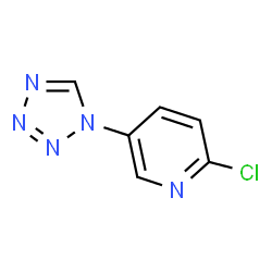 ChemSpider 2D Image | 2-Chloro-5-(1H-tetrazol-1-yl)pyridine | C6H4ClN5