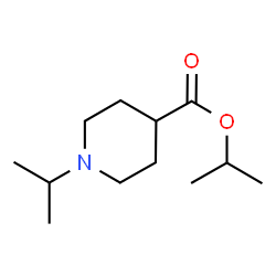 ChemSpider 2D Image | Isopropyl 1-isopropyl-4-piperidinecarboxylate | C12H23NO2