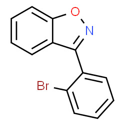 ChemSpider 2D Image | 3-(2-Bromophenyl)-1,2-benzoxazole | C13H8BrNO