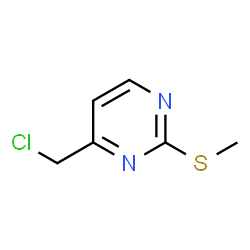 ChemSpider 2D Image | 4-(Chloromethyl)-2-(methylthio)pyrimidine | C6H7ClN2S