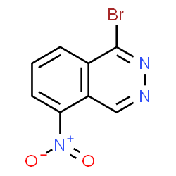 ChemSpider 2D Image | 1-Bromo-5-nitrophthalazine | C8H4BrN3O2