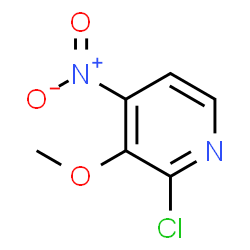 ChemSpider 2D Image | 2-Chloro-3-methoxy-4-nitropyridine | C6H5ClN2O3