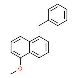 ChemSpider 2D Image | 1-Benzyl-5-methoxynaphthalene | C18H16O