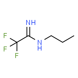 ChemSpider 2D Image | 2,2,2-Trifluoro-N-propylethanimidamide | C5H9F3N2