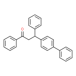 ChemSpider 2D Image | 3-(4-Biphenylyl)-1,3-diphenyl-1-propanone | C27H22O