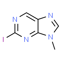 ChemSpider 2D Image | 2-Iodo-9-methyl-9H-purine | C6H5IN4