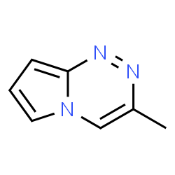 ChemSpider 2D Image | 3-Methylpyrrolo[2,1-c][1,2,4]triazine | C7H7N3