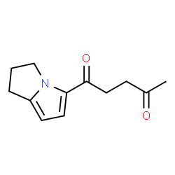 ChemSpider 2D Image | 1-(2,3-Dihydro-1H-pyrrolizin-5-yl)-1,4-pentanedione | C12H15NO2