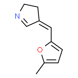 ChemSpider 2D Image | (4Z)-4-[(5-Methyl-2-furyl)methylene]-3,4-dihydro-2H-pyrrole | C10H11NO