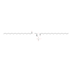 ChemSpider 2D Image | (2R)-2,3-Bis(stearoyloxy)propyl phosphate | C39H75O8P