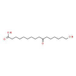 ChemSpider 2D Image | 10-oxo-16-hydroxyhexadecanoic acid | C16H30O4