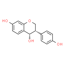 ChemSpider 2D Image | (3S,4S)-3-(4-Hydroxyphenyl)-4,7-chromanediol | C15H14O4