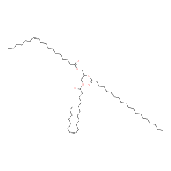 ChemSpider 2D Image | 1,3-Bis[(11Z)-11-octadecenoyloxy]-2-propanyl icosanoate | C59H110O6