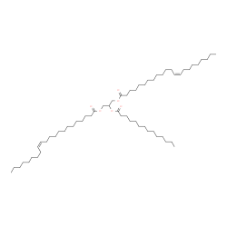 ChemSpider 2D Image | 2-(Tetradecanoyloxy)-1,3-propanediyl (13Z,13'Z)bis(-13-docosenoate) | C61H114O6