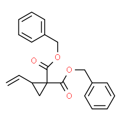 ChemSpider 2D Image | Dibenzyl 2-vinyl-1,1-cyclopropanedicarboxylate | C21H20O4