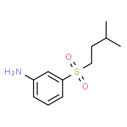 ChemSpider 2D Image | 3-[(3-Methylbutyl)sulfonyl]aniline | C11H17NO2S