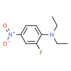 ChemSpider 2D Image | N,N-Diethyl-2-fluoro-4-nitroaniline | C10H13FN2O2