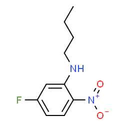 ChemSpider 2D Image | N-Butyl-5-fluoro-2-nitroaniline | C10H13FN2O2