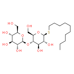 ChemSpider 2D Image | Decyl 4-O-beta-D-glucopyranosyl-1-thio-beta-D-glucopyranoside | C22H42O10S