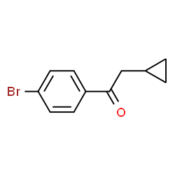 ChemSpider 2D Image | 1-(4-Bromophenyl)-2-cyclopropylethanone | C11H11BrO